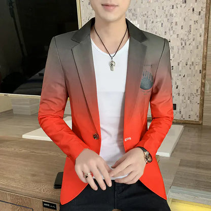 Slim Fit Men's Blazer - Trendy and Comfortable Fashion