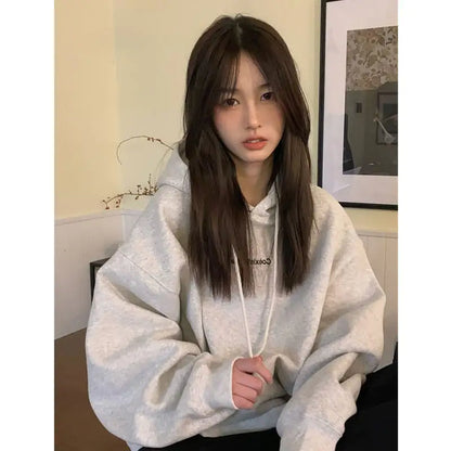 Trendy Loose Korean Style Windbreaker Coat